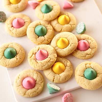 Mint Blossoms pastel cookies