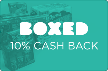 Boxed 10% Cash Back
