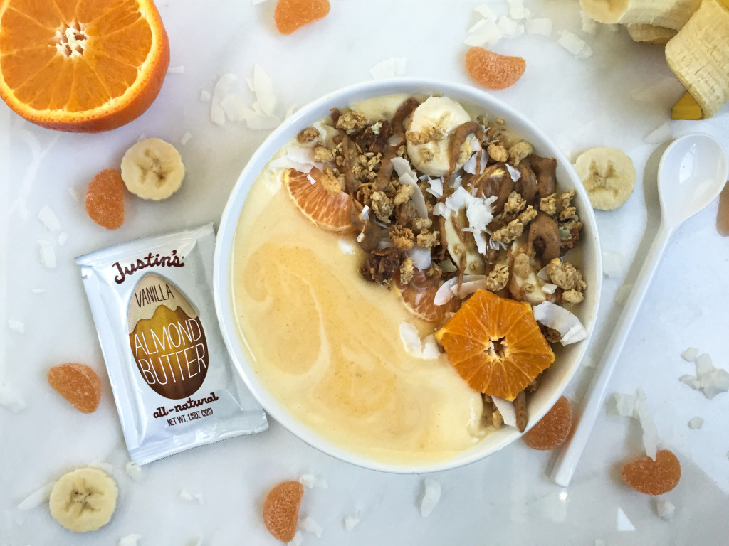 orange creamsicle smoothie bowl! save on ingredients with cash back from ibotta
