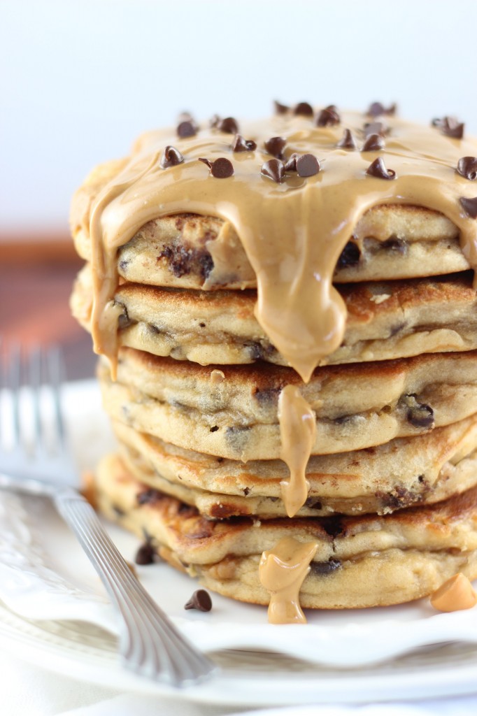 peanut-butter-chocolate-chip-pancakes