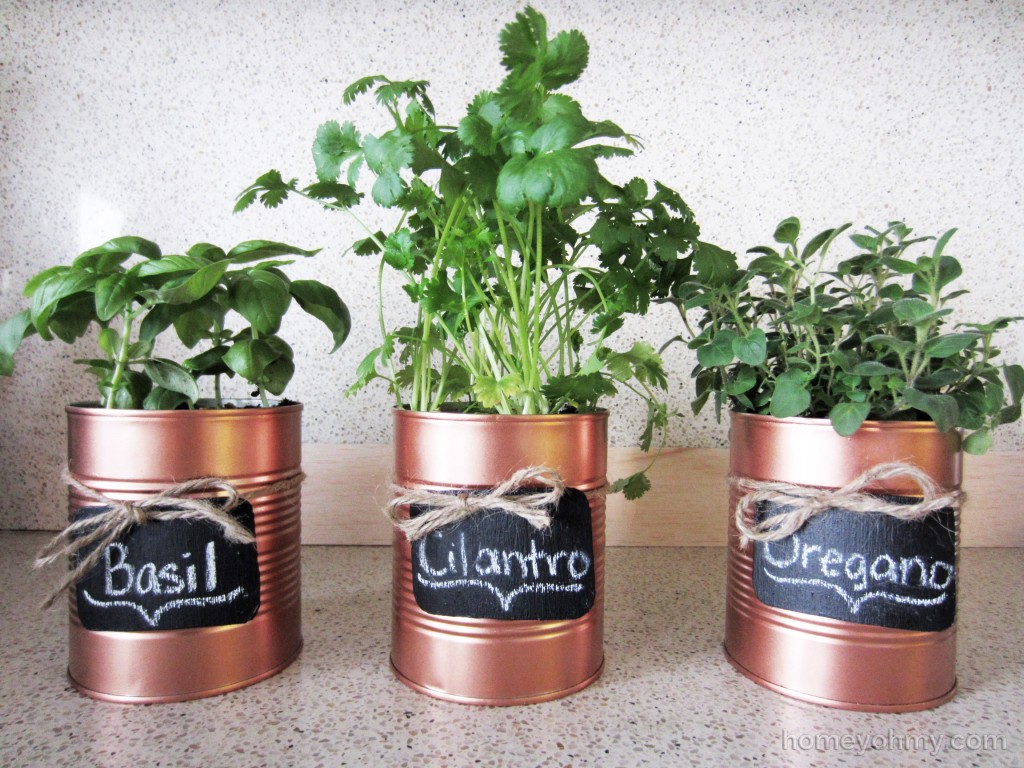copper tin planters