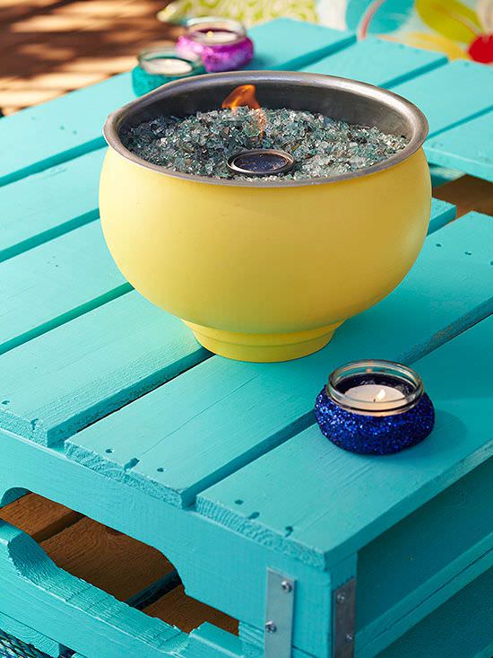 tabletop fire bowl