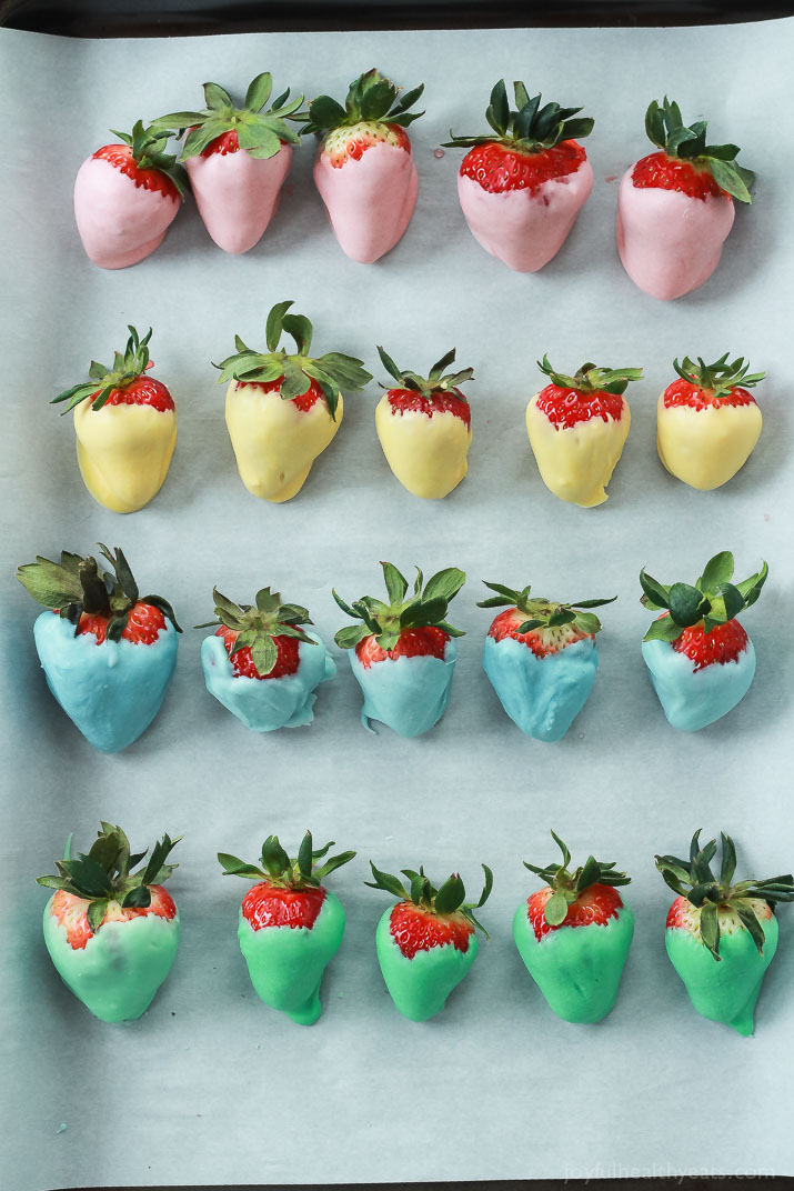 Easter Egg Chocolate-Covered Strawberries