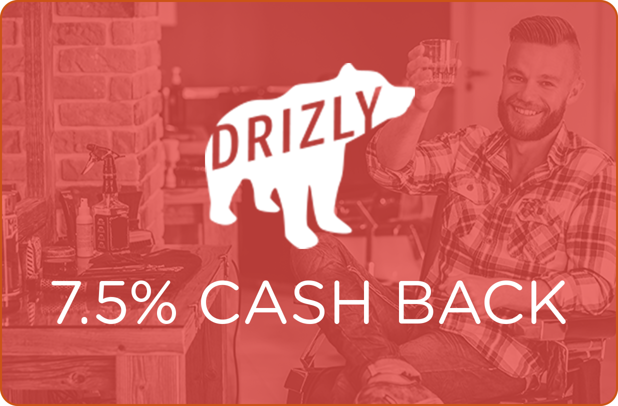 Drizly 7.5% Cash Back