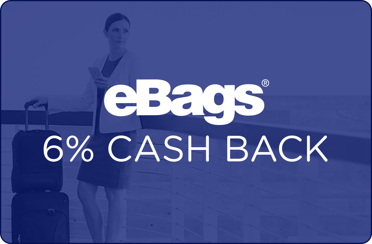 eBags 6% cash back