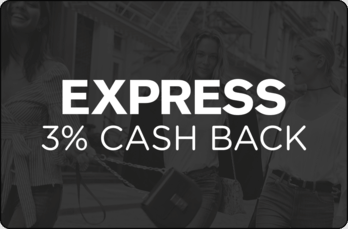 Express 3% cash back