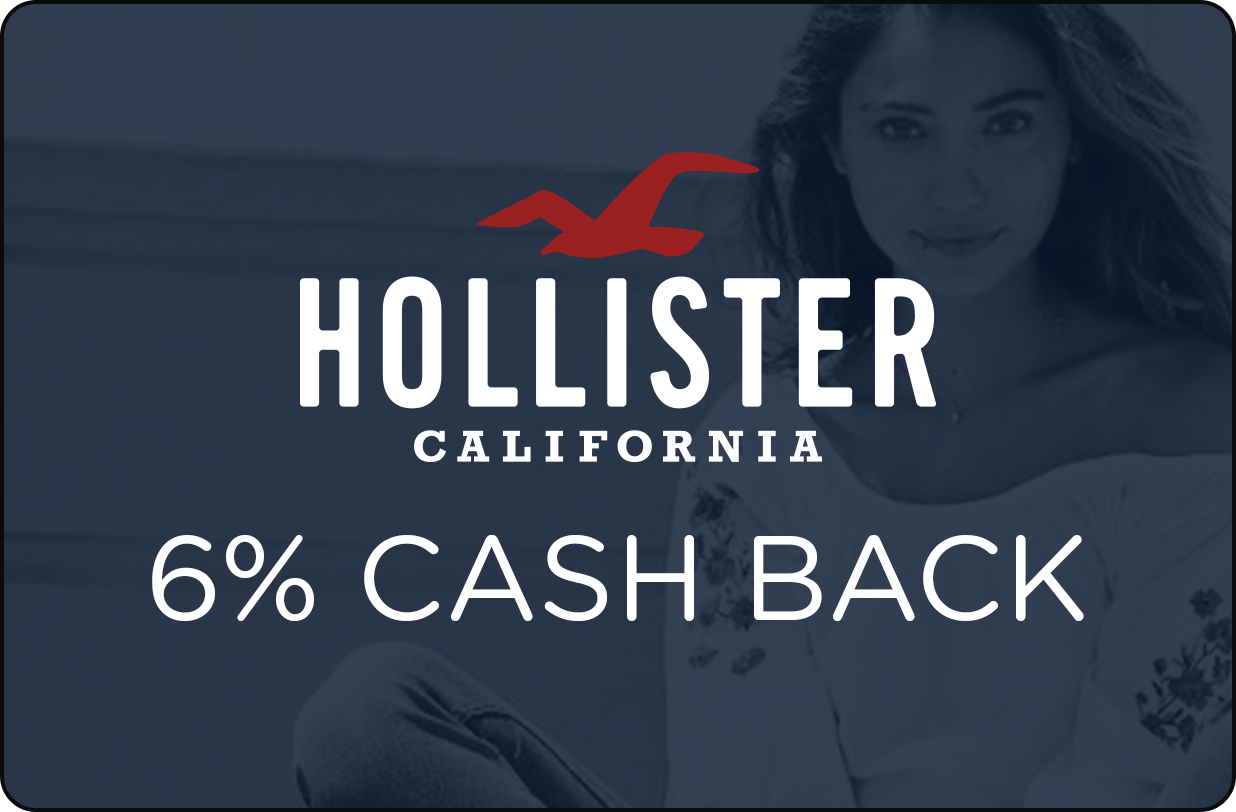 Hollister California 6% Cash Back