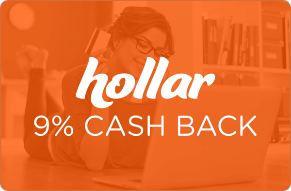 Hollar 9% Cash Back