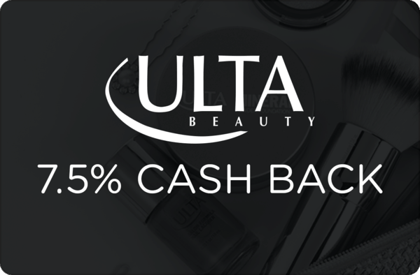 ULTA Beauty 7.5% Cash Back