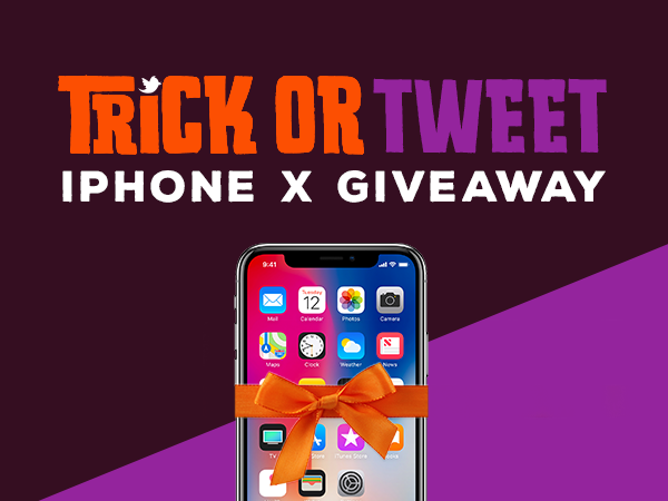 Trick or Tweet iPhone X Giveaway