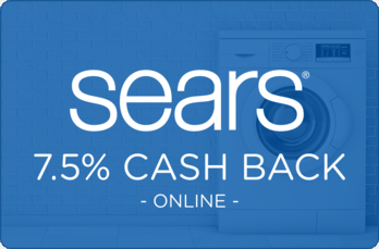 Sears 7.5% Cash Back Online