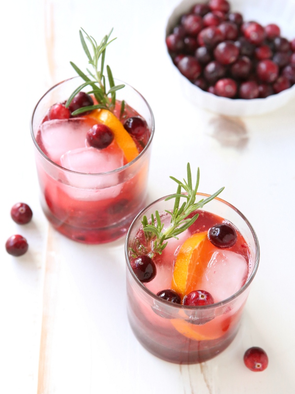 cranberry gin fizz