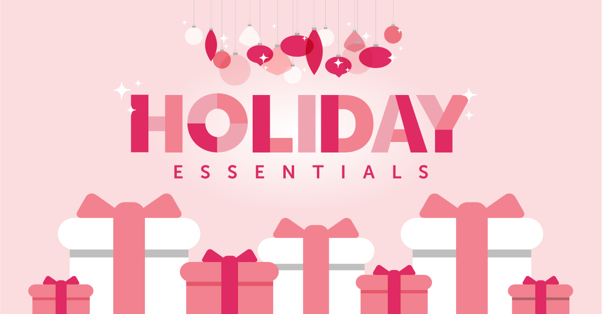 holiday essentials with gifts
